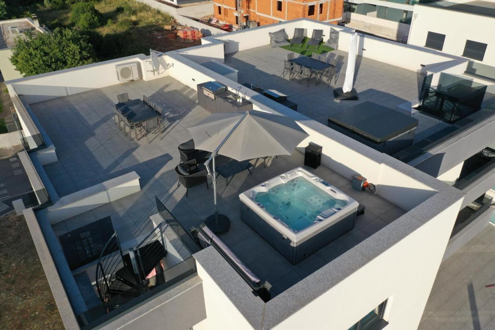 Fux Penthouse Whirlpool Meerblick Zadar Zewnętrze zdjęcie