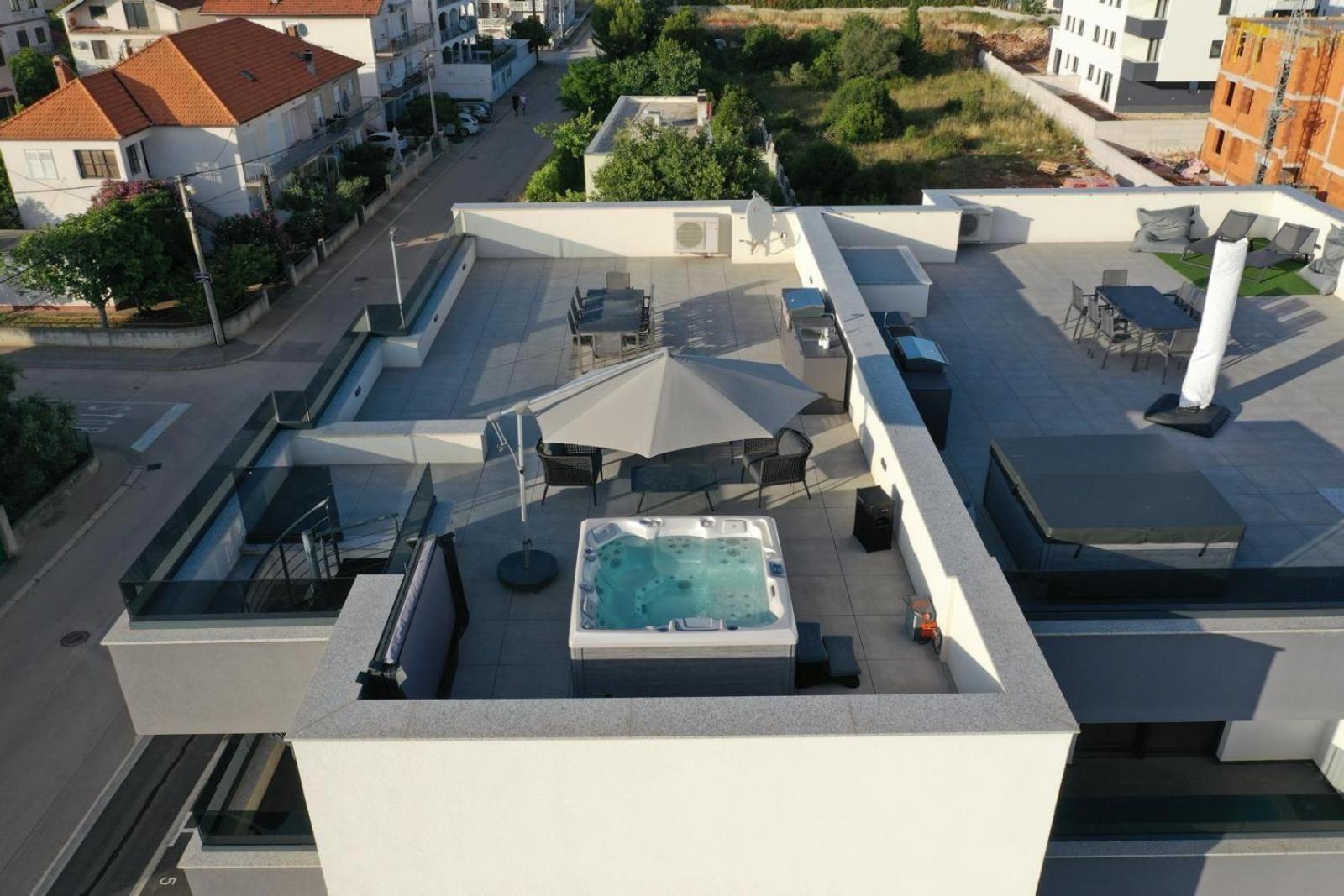 Fux Penthouse Whirlpool Meerblick Zadar Zewnętrze zdjęcie